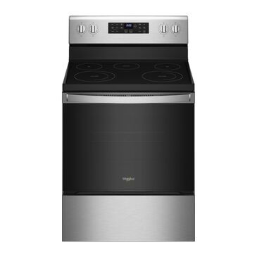 Whirlpool 5.3 Cu. Ft. Electric Range 5-in-1 Air Fry Oven in Stainless Steel, , large