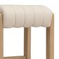 Hooker Furniture Banyon Bay Counter Stool in White Oak and Brushed Brass, , large