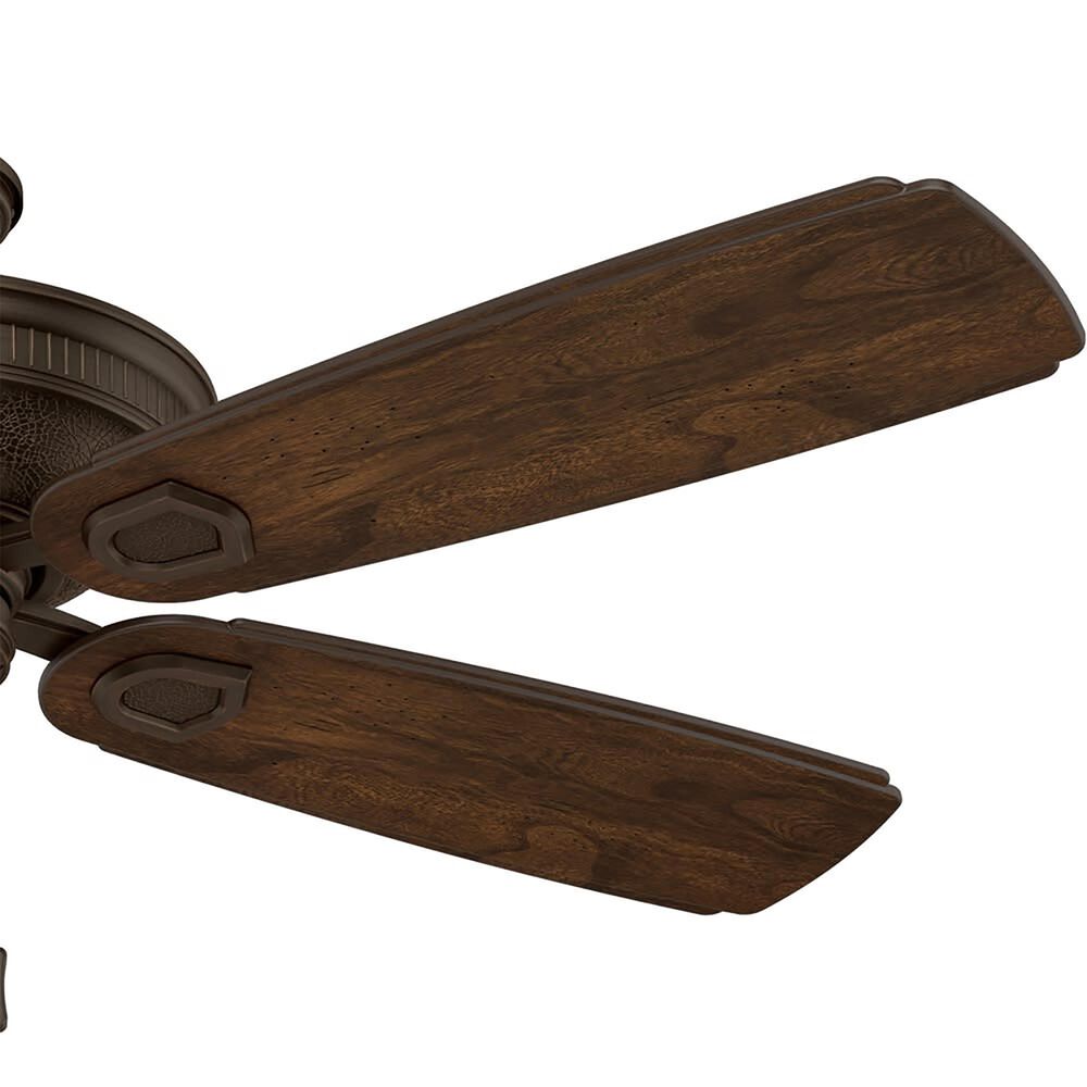 Hunter Heritage 60&quot; Outdoor Ceiling Fan in Brushed Cocoa, , large