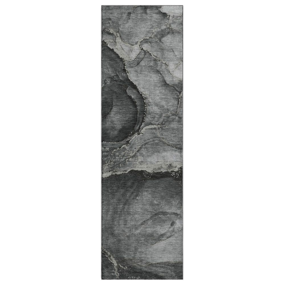 Dalyn Rug Company Odyssey Charcoal 2'3" x 7'6" Runner, , large