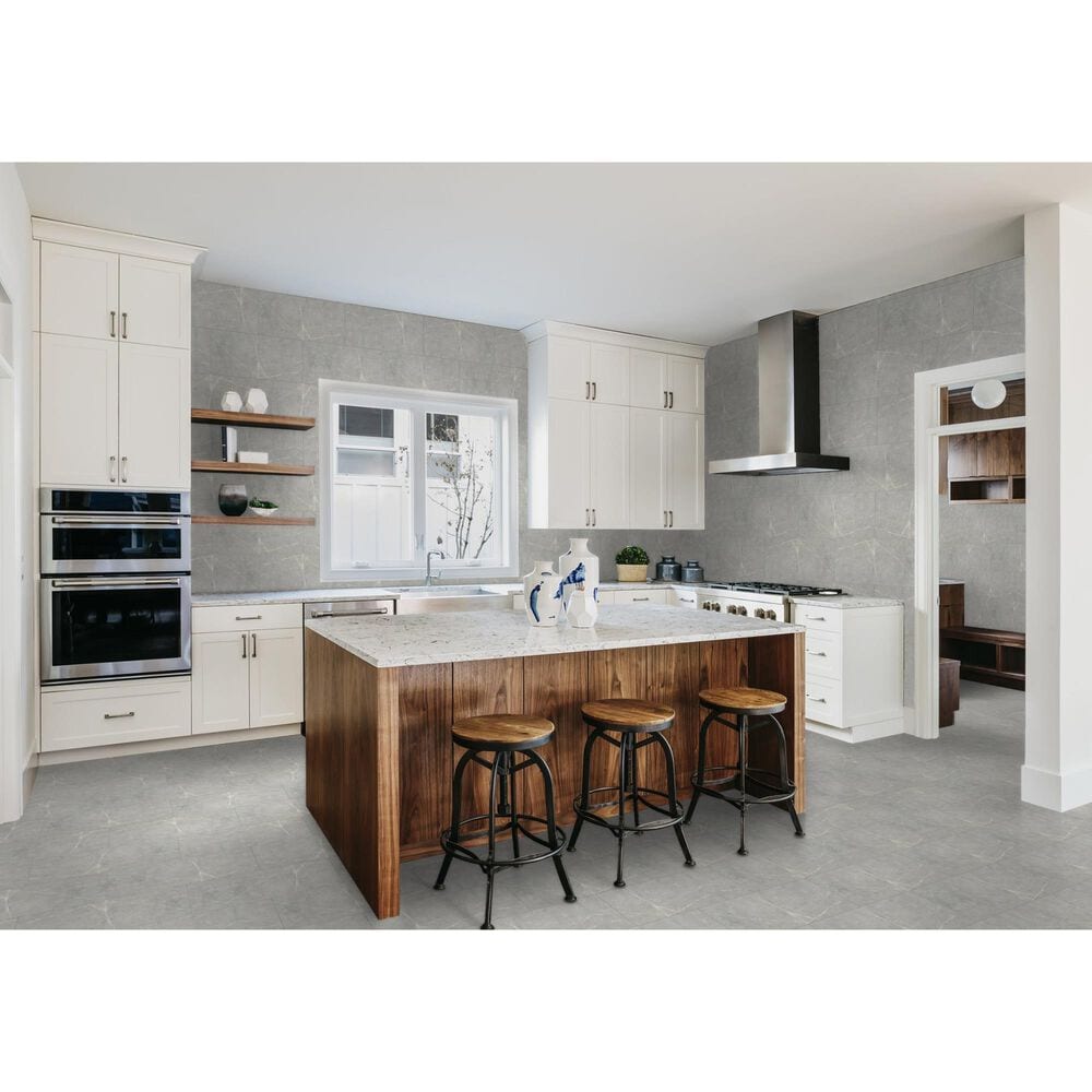 Emser Sterlina Gray 12&quot; x 24&quot; Polished Porcelain Tile, , large