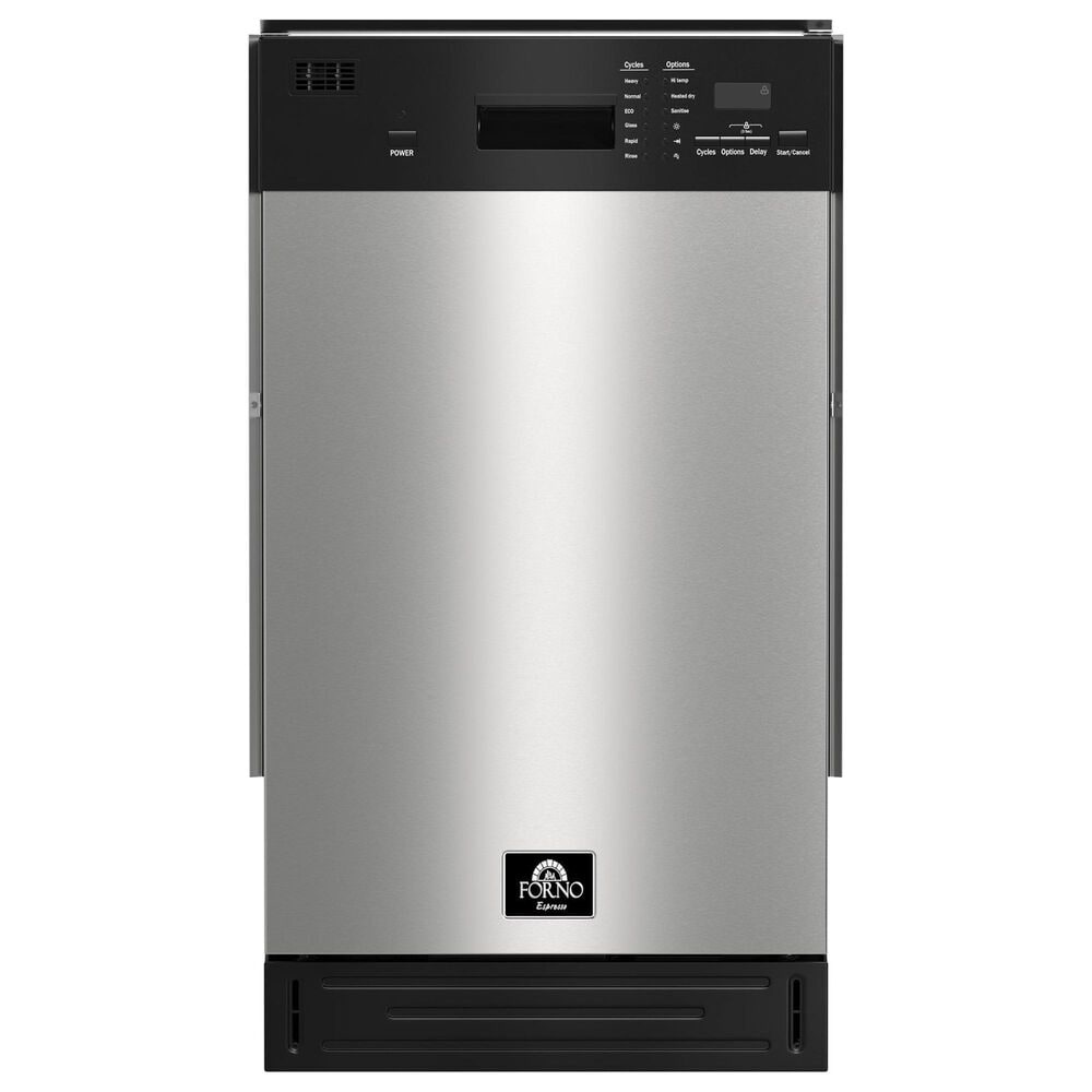 Forno Polo 18" Built-In Dishwasher with 8 Place Settings in Stainless Steel, , large