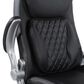 Valor Living Executive Chair with Black Upholstery in Titanium, , large