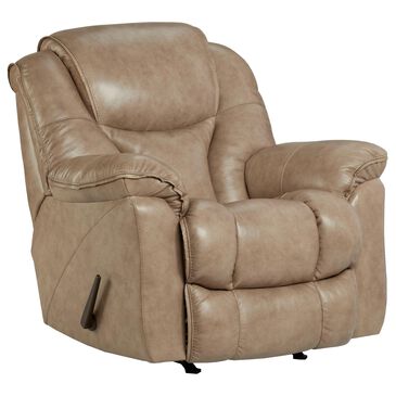HomeStretch Manual Rocker Recliner in Stone, , large