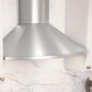 Zephyr Savona 30" Wall Mount Chimney Range Hood with LumiLight LED Lights in Stainless Steel, , large