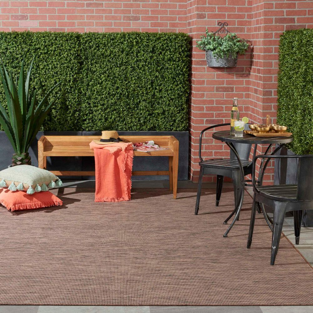 Nourison Positano 7&#39; x 10&#39; Natural Indoor/Outdoor Area Rug, , large
