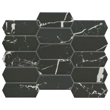 Emser Elegan Nero 10" x 14" Thicket Porcelain Mosaic Sheet, , large