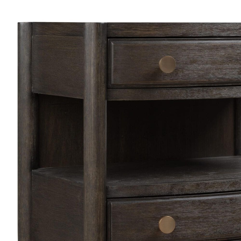 Urban Home Rockport 2-Drawer Nightstand in Yin, , large