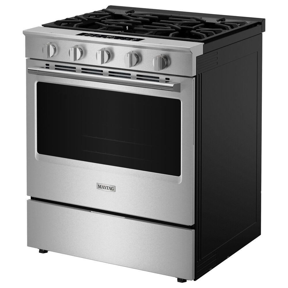 Maytag 5 Cu. Ft. Slide-In Gas Range in Fingerprint Resistant Stainless Steel, , large