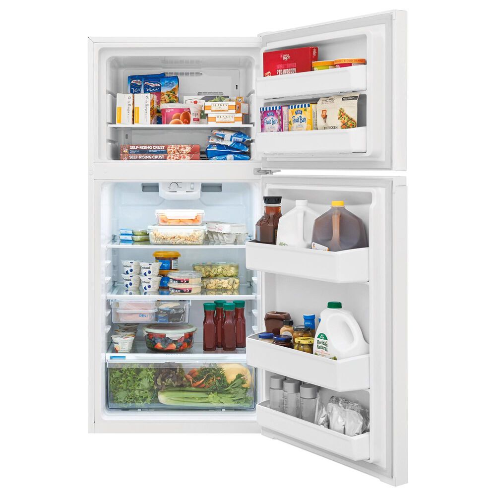 Frigidaire 13.9 Cu. Ft. Freestanding Top Freezer Refrigerator in White, , large