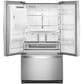 Whirlpool 27 Cu. Ft. 36" Wide French Door Refrigerator in Fingerprint Resistant Stainless Steel with Dual Icemaker, , large