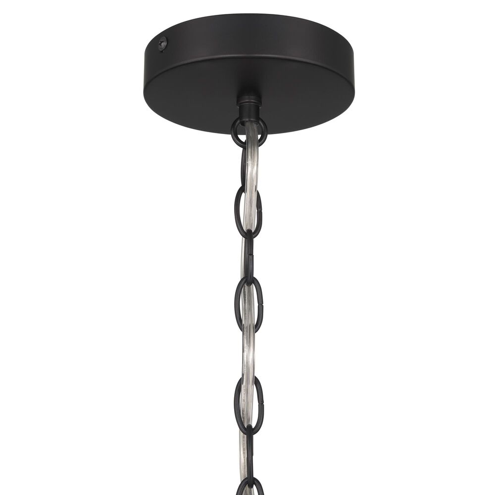 Creative Coop Rosemary 1-Light Small Pendant with Black Shade, , large