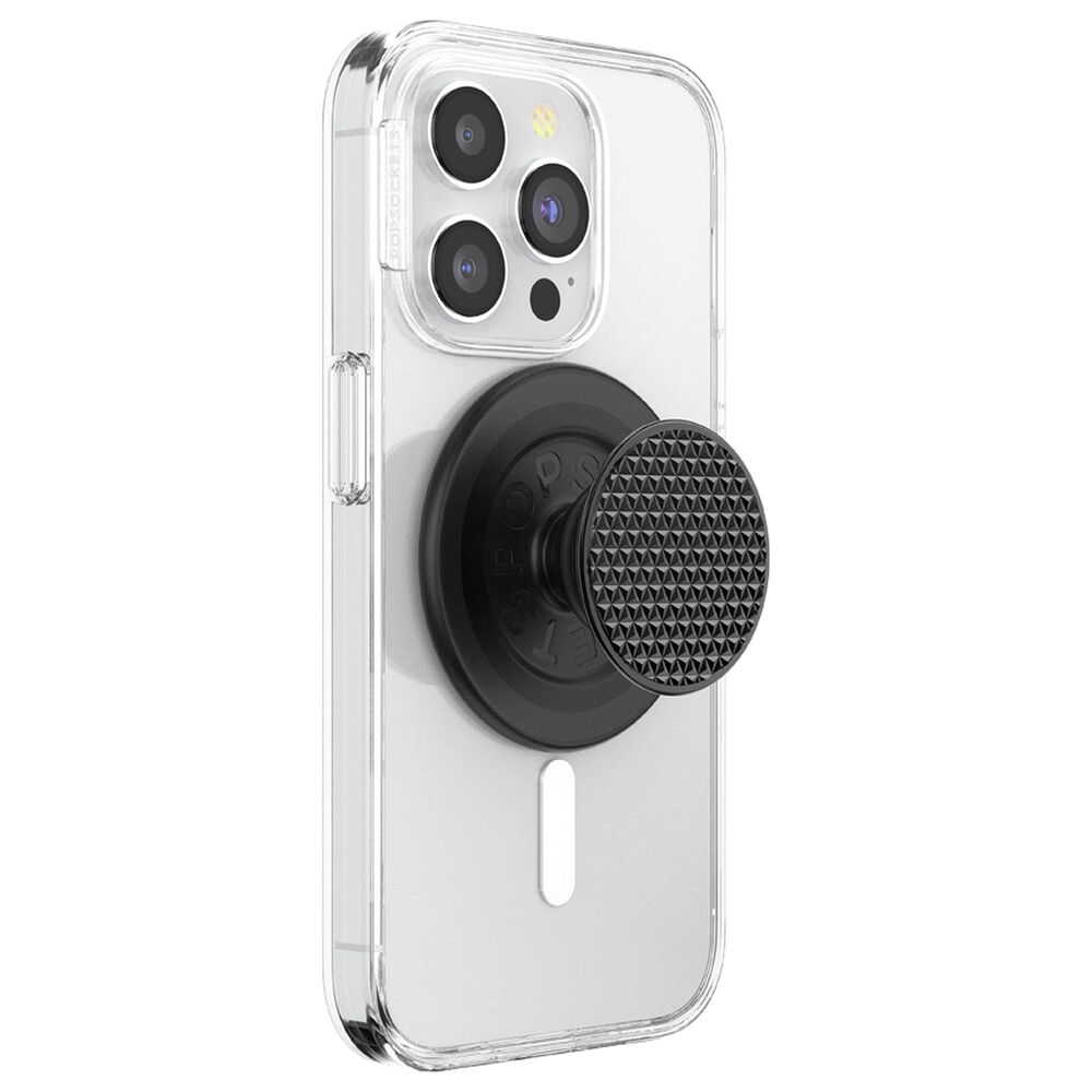 PopSockets Nocturna PopGrip for MagSafe in Triangle Knurl Black, , large