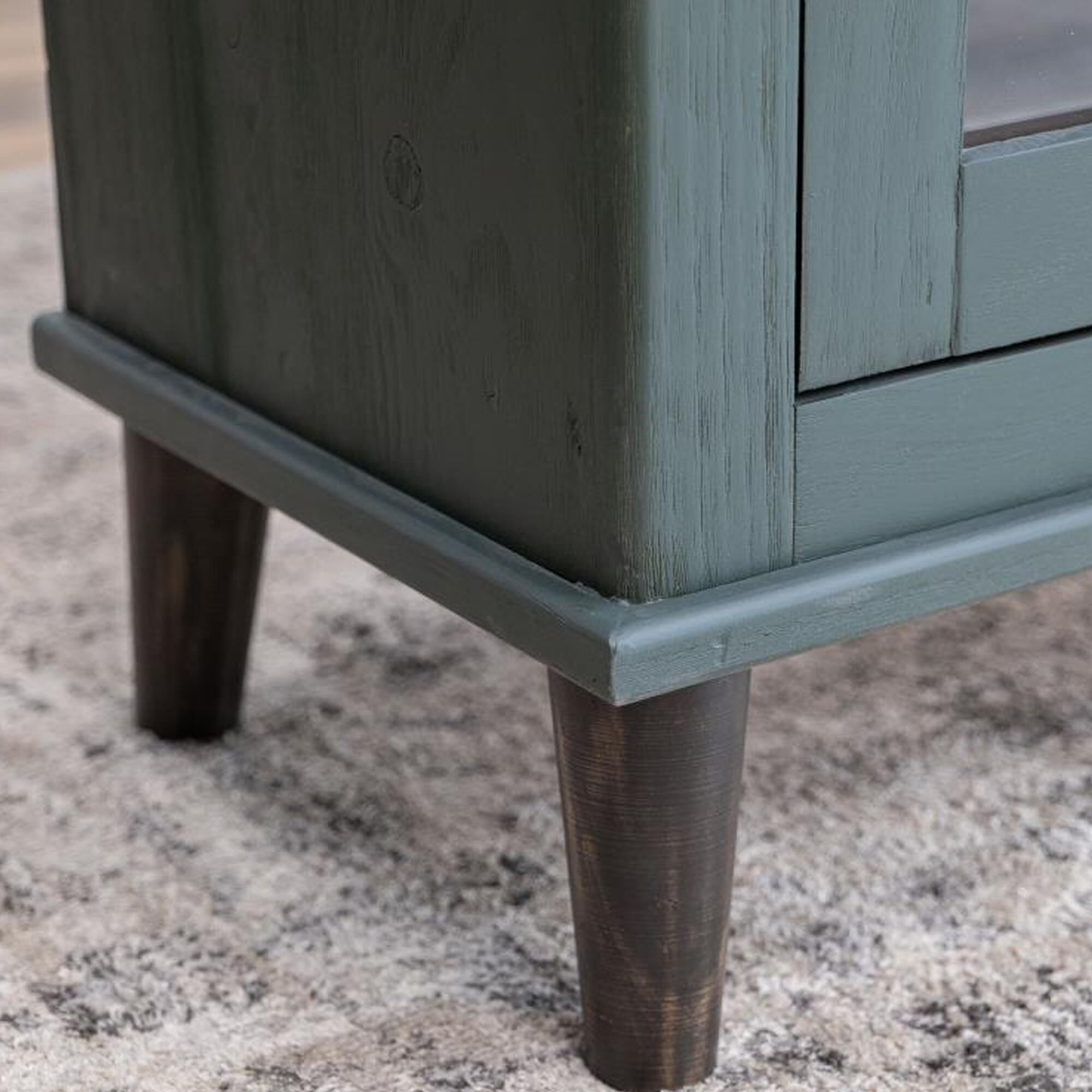 Fallridge Genova 4-Door Console in Green Teal
