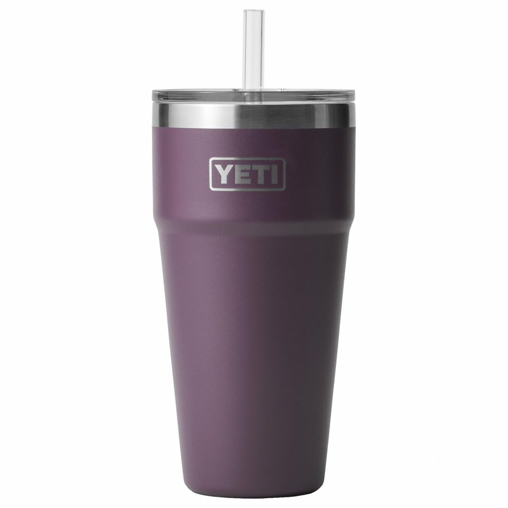 YETI Rambler 26 Oz. Stackable Cup with Straw Lid in Nordic Purple, , large