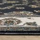 Oriental Weavers Vivian VI01B 7"10" x 10"10" Blue Area Rug, , large