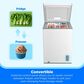 Midea 5.1 Cu. Ft. Garage-Ready Convertible Chest Freezer in White, , large