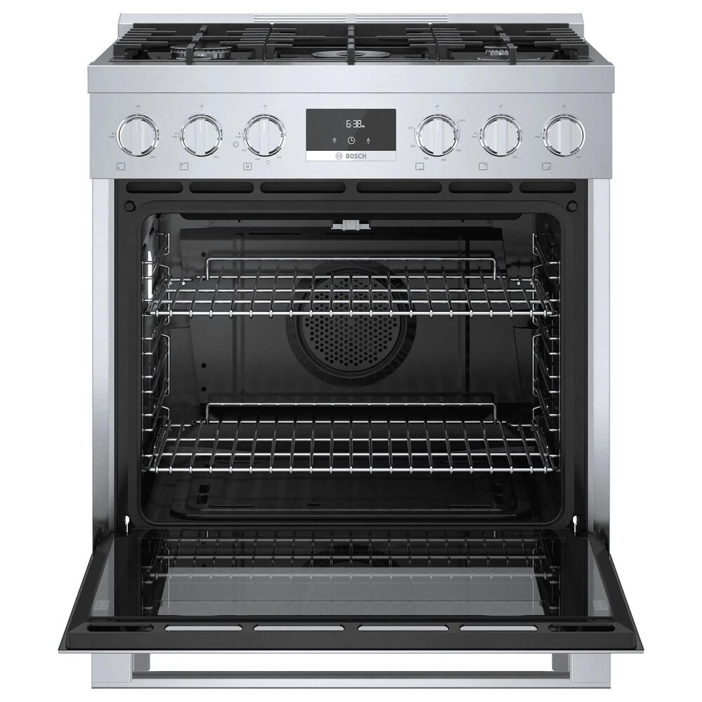 Bosch 800 Series 30&quot; Gas Freestanding Range in Stainless Steel, , large