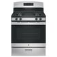 GE Appliances 4.8 Cu. Ft. Freestanding Gas Range in Stainless Steel, , large