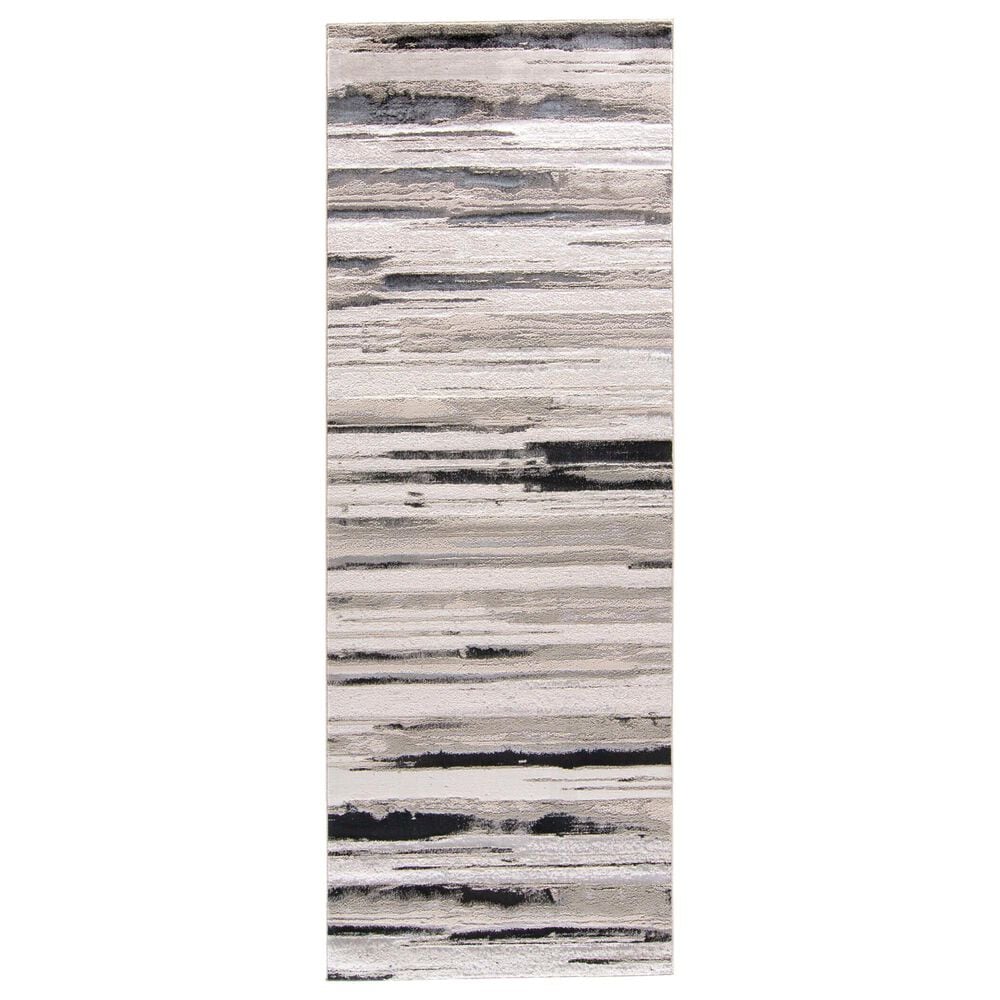 Feizy Micah 2"10" x 7"10" Silver Runner, , large