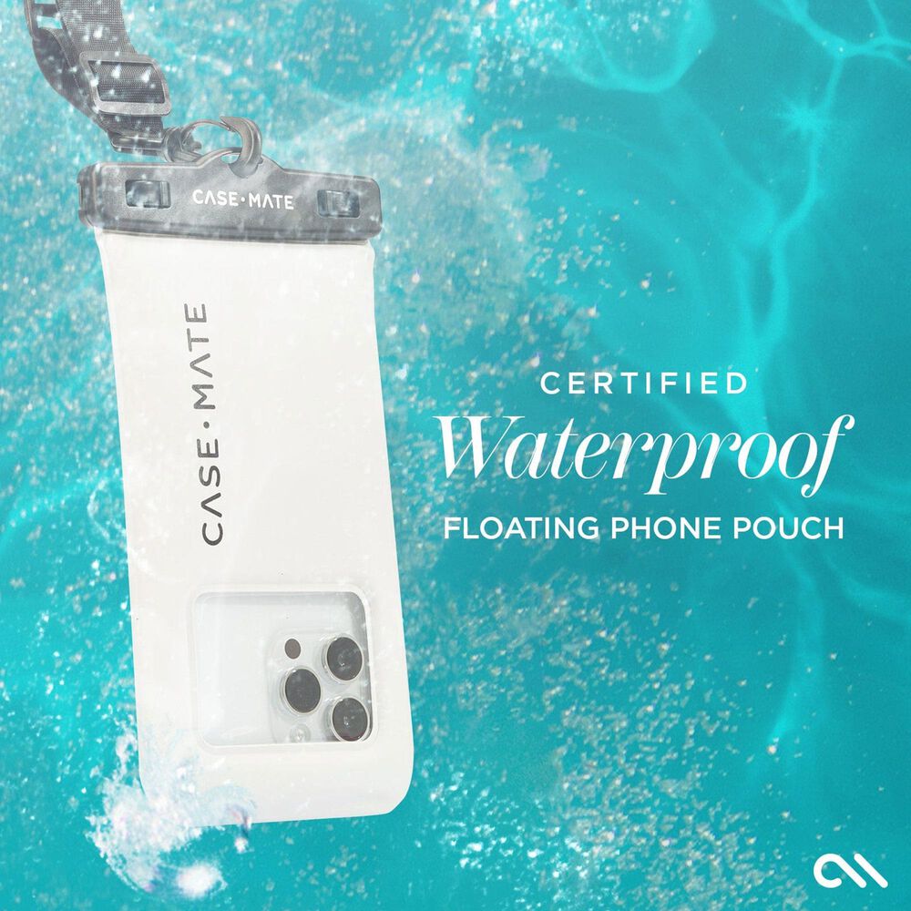 Case-Mate Waterproof Floating Pouch in Grey and Black, , large