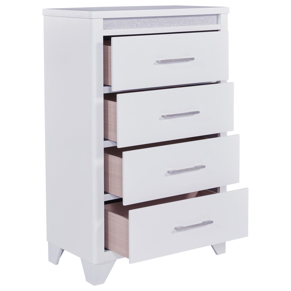 Ashley Jarlee 4-Drawer Chest in White, , large