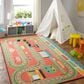 Karastan Prismatic Z0332 A416 3"4" x 5" Multicolor Kids Area Rug, , large