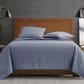 Pem America Garment Washed 2-Piece Twin XL Quilt Set in Blue, , large