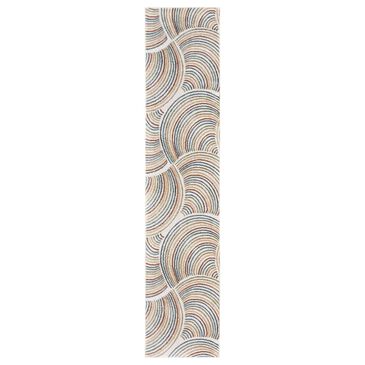 Nourison Astra Machine Washable 2"2" x 10" Ivory and Multicolor Runner, , large