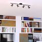 Vaxcel Alto 4-Light Ceiling Spot in Matte Black and Satin Brass, , large