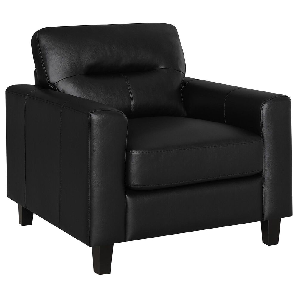 Coaster Scotland Accent Arm Chair in Black, , large