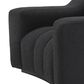 Eichholtz Kelly Accent Chair A115206 in Boucle Black, , large