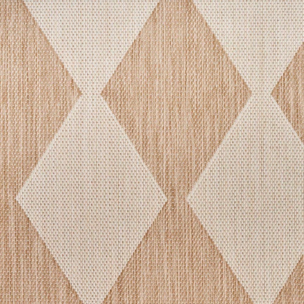 Nourison Positano Geometric Jute 6&#39; x 9&#39; Indoor/Outdoor Area Rug, , large