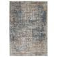 Nourison Quarry Abstract 3"9" x 5"9" Blue and Beige Area Rug, , large