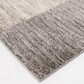 Central Oriental Structures Torrent Adley 6"7" x 9"6" Soot and Cloud Area Rug, , large
