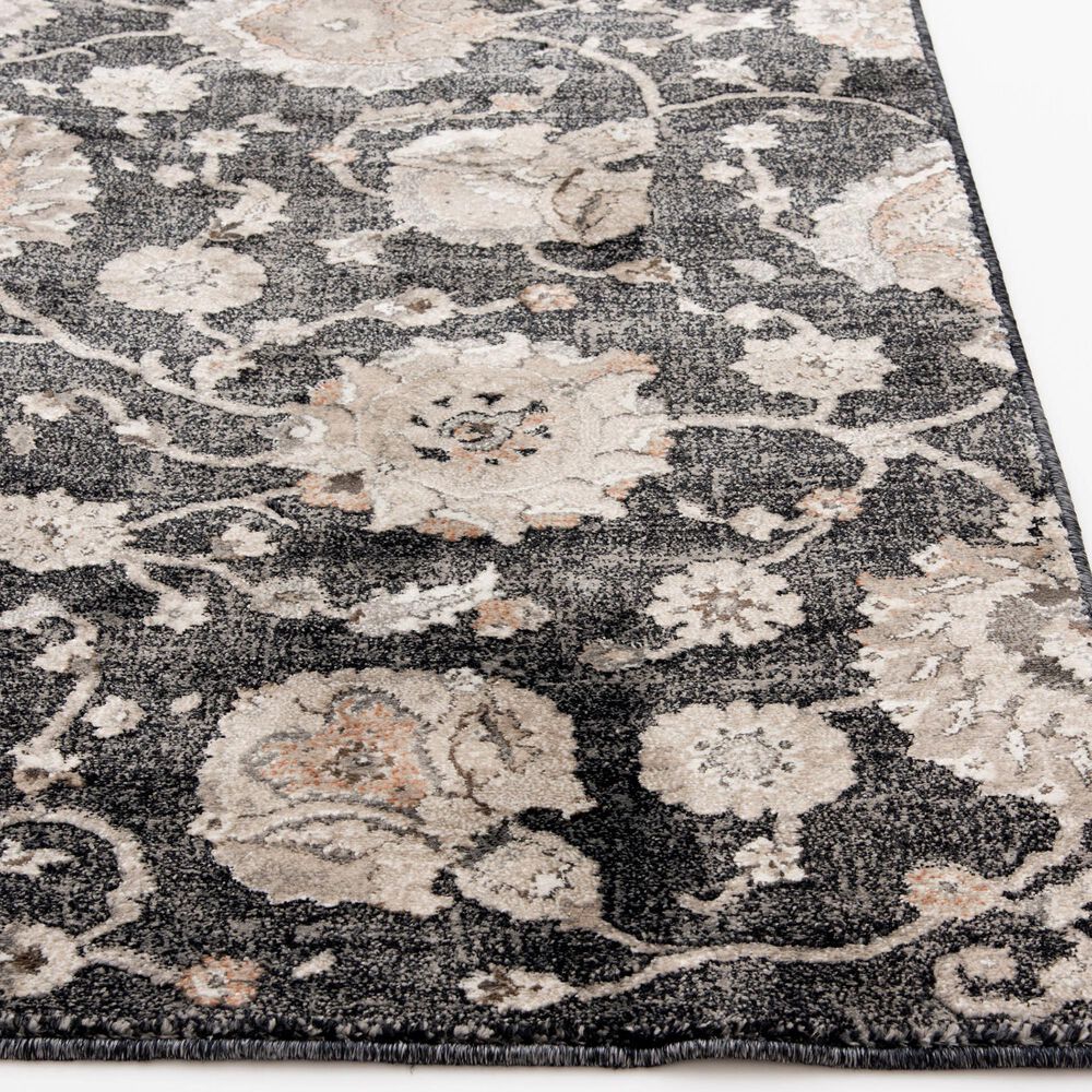 Central Oriental Adore Harlet 5&#39; x 7&#39;6&quot; Blue and Grey Area Rug, , large