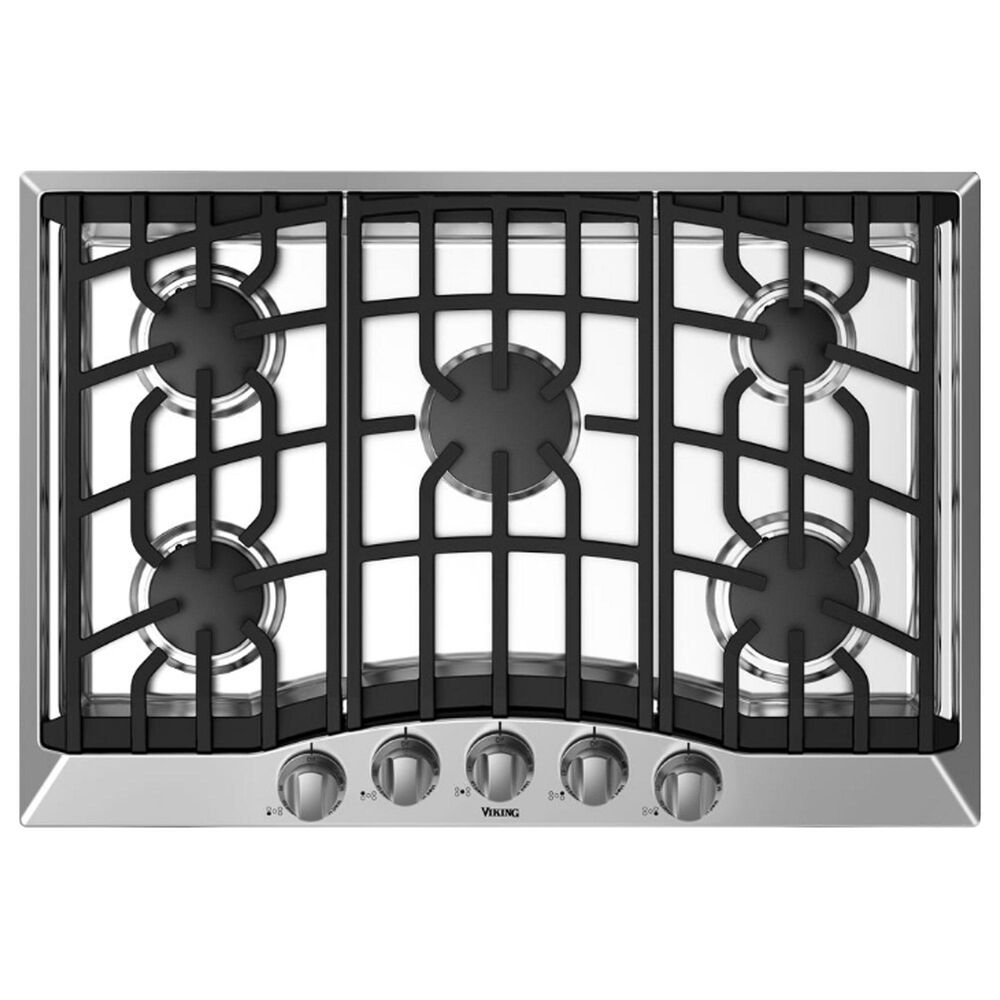 Viking Range 30" RVGC33015BSSLP Liquid Propane Cooktop in Stainless Steel, , large