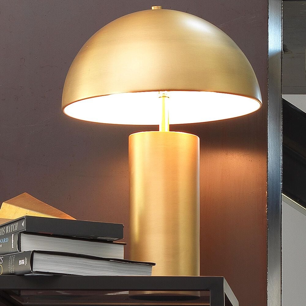 Jamie Young Finley Iron Table Lamp in Antique Brass, , large