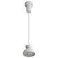 Golden Lighting Vintra LED 1-Light Pendant in Sand White with Chrome, , large