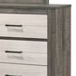 Crown Mark Rhett 4-Piece King Platform Bedroom Set in Gray and White, , large