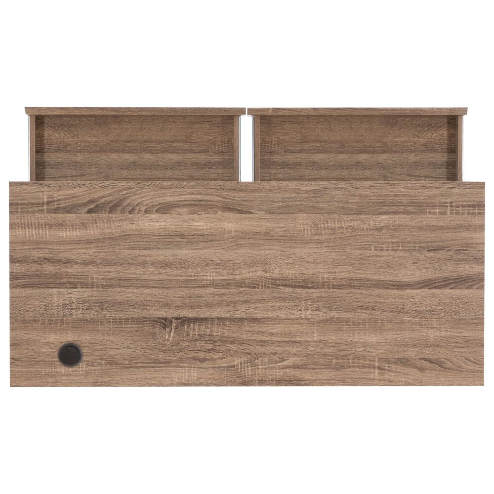 Linon Home Decor Tracey 2-Drawer Parson Desk in Grey Wash, , large