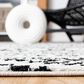 Safavieh Tulum TUL272B 6" x 9" Ivory and Black Area Rug, , large