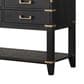 Lexora Home Norwalk 60" Double Bathroom Vanity in Black Oak with White Cultured Marble Top  and Rectangle Sink, , large