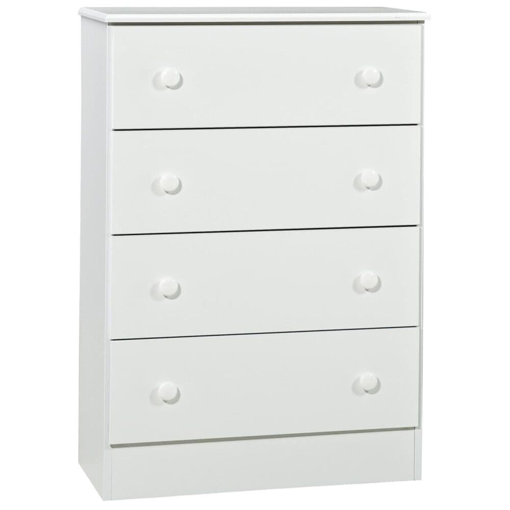 Living Essentials Promotional 4 Drawer Chest in White, , large