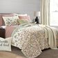 Triangle Home Fashions Tracy Stripe 3-Piece King Quilt Set in Rust and Yellow, , large