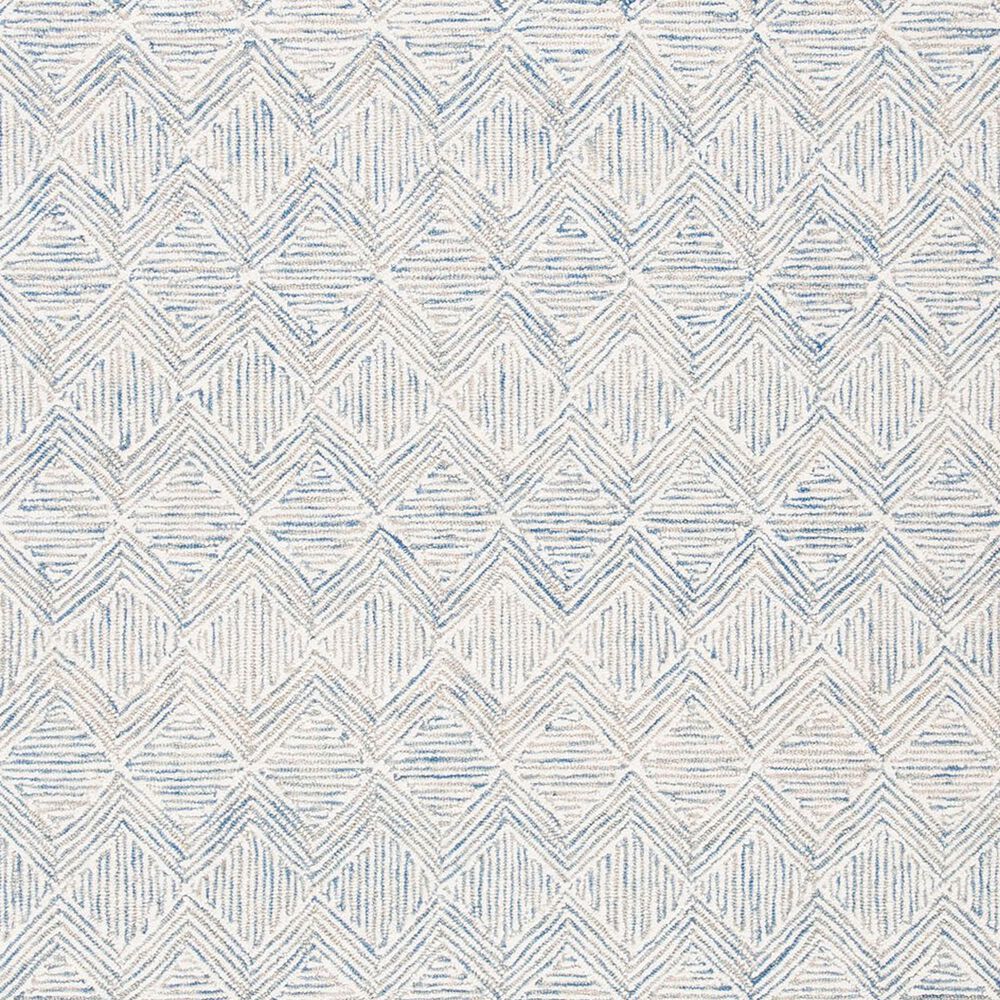 Safavieh Micro-Loop MLP538M 10&#39; x 14&#39; Blue and Ivory Area Rug, , large