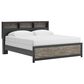 Ashley Broachmyn King LED Bookcase Bed in Black and Gray, , large