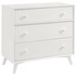 M Design Village Dawson 3-Drawer Dresser in White, , large