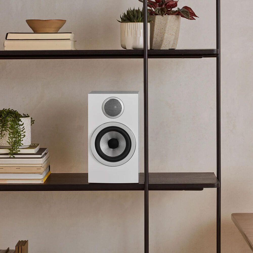 Bowers &amp; Wilkins 700 Series 707 S3 2-Way Bookshelf Loudspeaker in Satin White, , large