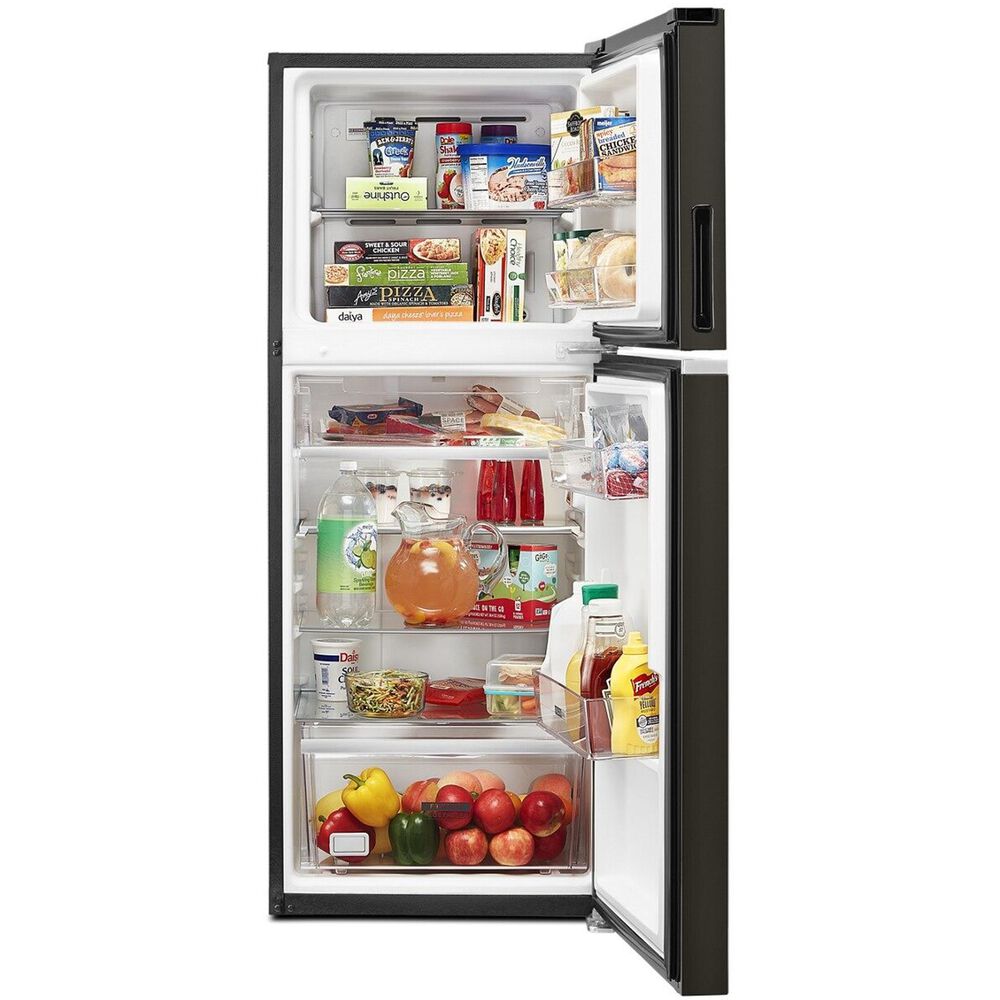 Whirlpool 24&quot; Top Freezer Refrigerator in Black Stainless Steel, , large
